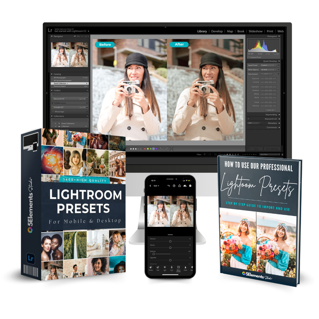 1400+ Professional Lightroom Presets - For Mobile & Desktop