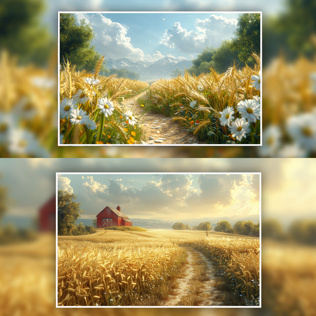 132+ Urban and Blooming Gardens Backdrops