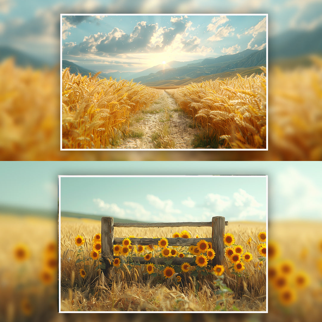 132+ Urban and Blooming Gardens Backdrops