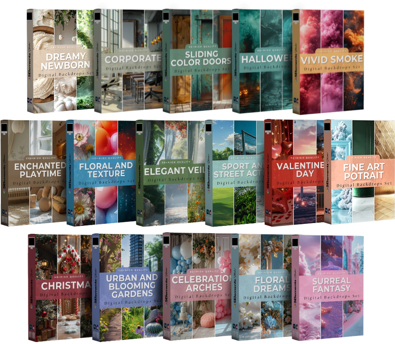 The Master Collection (1800+ All Our Backdrops Packs)