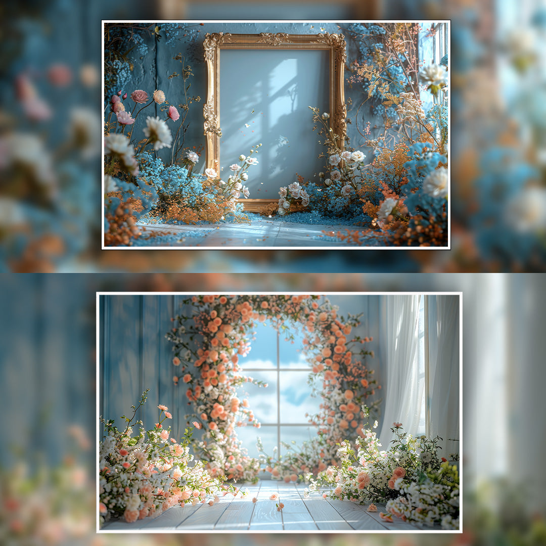97+ Floral Dreams Backdrops