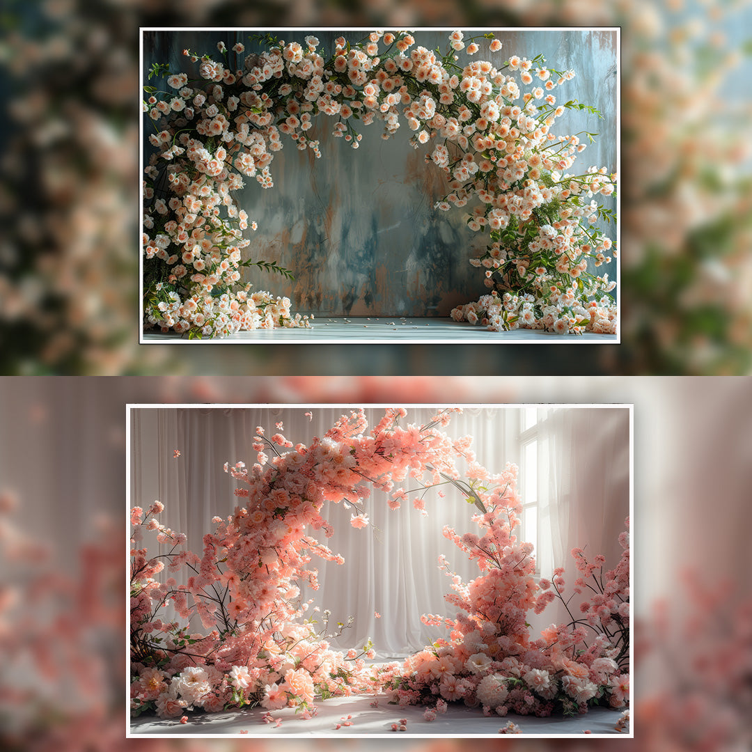 97+ Floral Dreams Backdrops