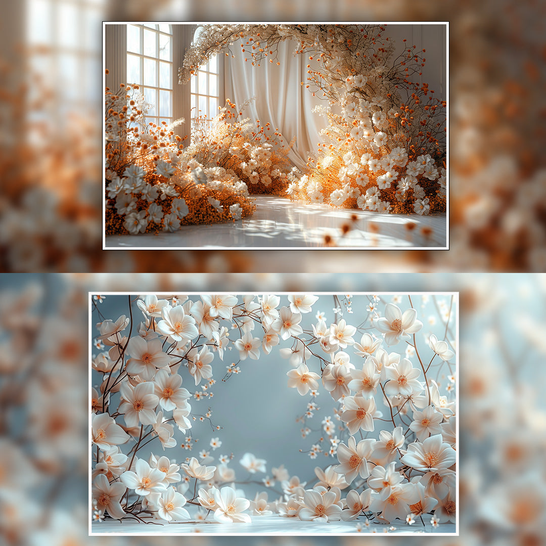 97+ Floral Dreams Backdrops