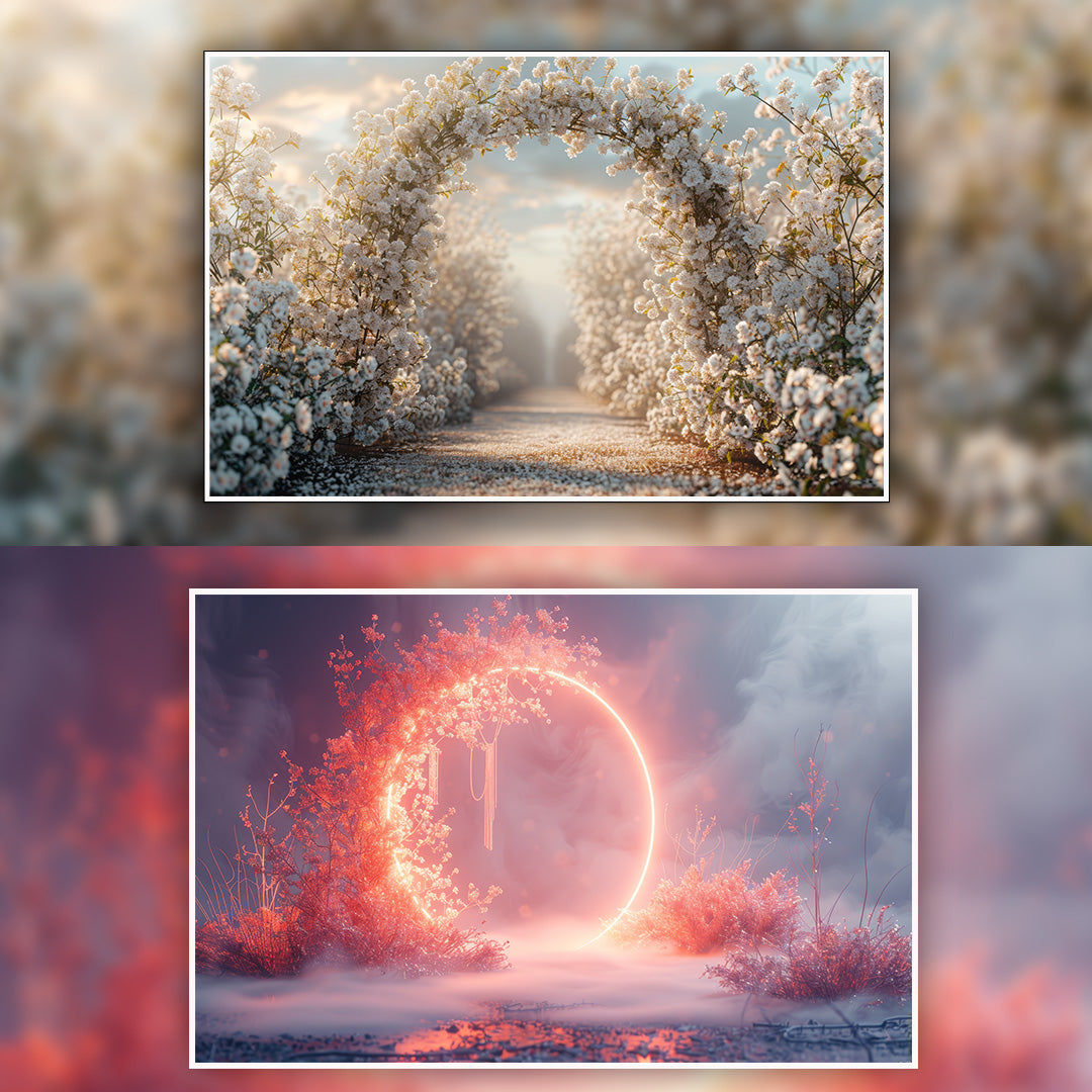 97+ Floral Dreams Backdrops