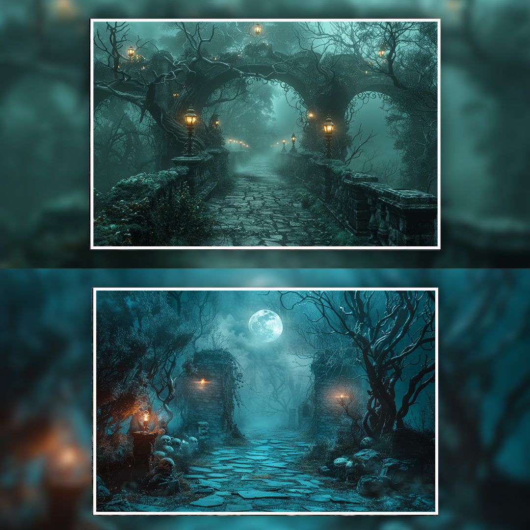 88+ Halloween Backdrops