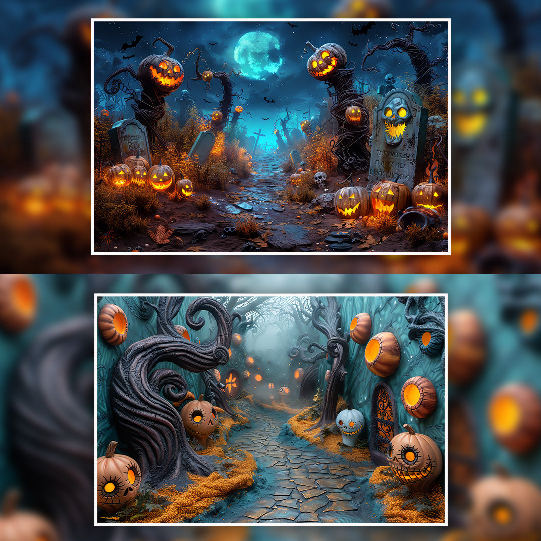 88+ Halloween Backdrops