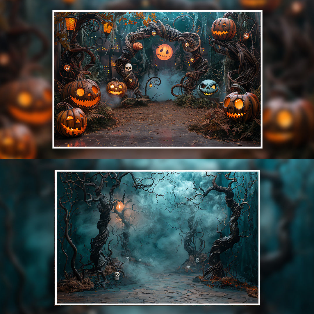 88+ Halloween Backdrops